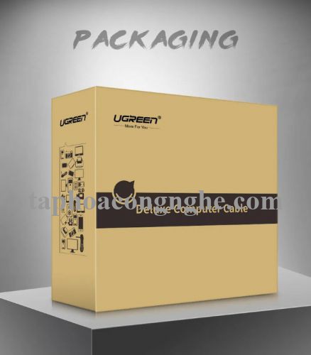 Ugreen 30121 3M Màu Đen Cáp 2 Đầu Displayport V1.2 cao cấp hỗ trợ 4K*2K 60GHz DP107 30030121